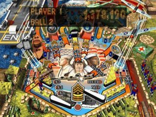 Patriotic Pinball screenshot 3 for Playstation